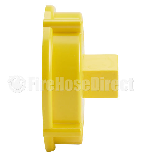 Yellow Plastic 2 1/2" NH Fire Hydrant Cap