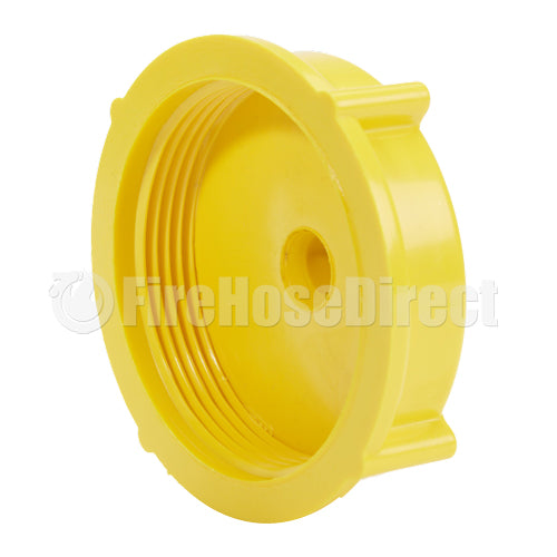 Yellow Plastic 2 1/2" NH Fire Hydrant Cap