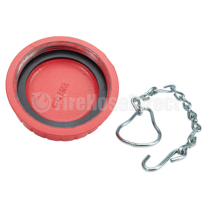 Iron 4 1/2" NH / NST Fire Hydrant Cap