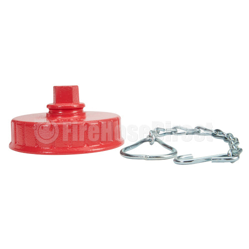 Iron 4 1/2" NH / NST Fire Hydrant Cap