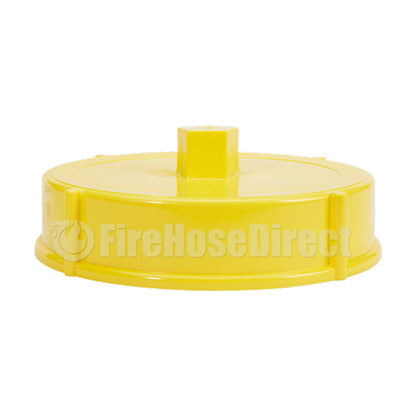 Yellow Plastic 4 1/2" NH Fire Hydrant Cap