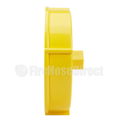 Yellow Plastic 4 1/2" NH Fire Hydrant Cap