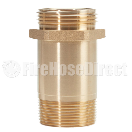 Brass Sprinkler System Extension Nipples - 1-1/2 x 1/2 IPS