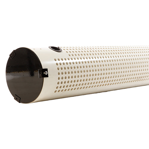 Horizontal 6" PVC Strainer With Fixed Cover