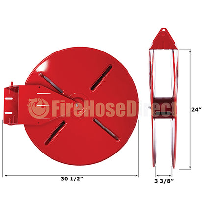 Large Fire Hose Storage Reel