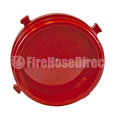 Aluminum 5" Red Dry Hydrant Plug