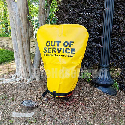 Yellow Hydrant Cover (Out of Service)