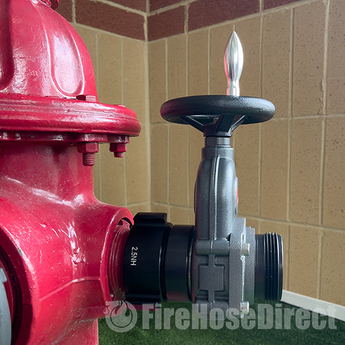 Aluminum 2 1/2" Heavy-Duty Fire Hydrant Gate Valve