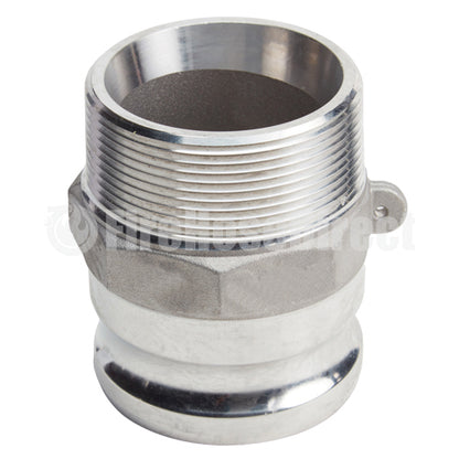 Aluminum 3" Male Camlock x 3" Male NPT