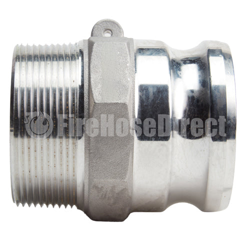 Aluminum 3" Male Camlock x 3" Male NPT