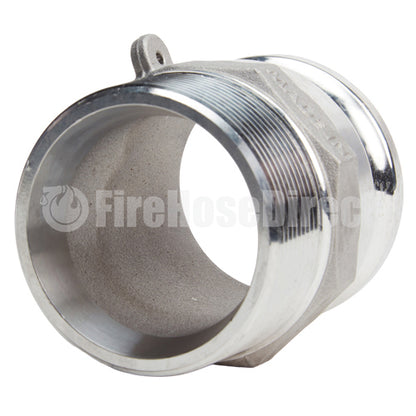 Aluminum 3" Male Camlock x 3" Male NPT