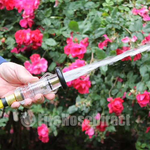 Clear Plastic Garden Hose Nozzle (GHT)