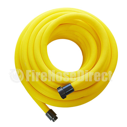 Yellow 1" x 100' Non-Collapsible Lightweight Hose (1" NPSH Threads)