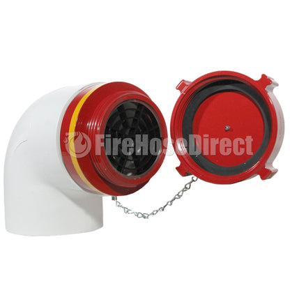 Male 4 1/2" Dry Hydrant Adapter 90 Degree Elbow