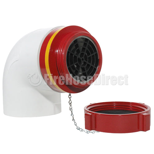 Male 4 1/2" Dry Hydrant Adapter 90 Degree Elbow