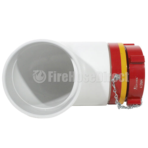 Male 4 1/2" Dry Hydrant Adapter 90 Degree Elbow