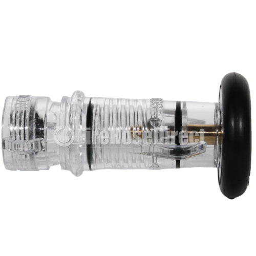 Clear Plastic Garden Hose Nozzle (GHT)