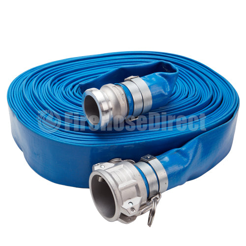 Blue 3" x 50' Camlock Lightweight Hose