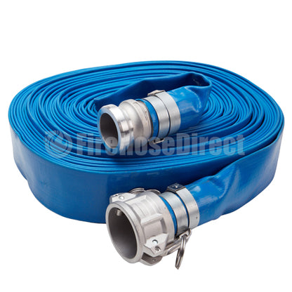 Blue 3" x 50' Camlock Lightweight Hose