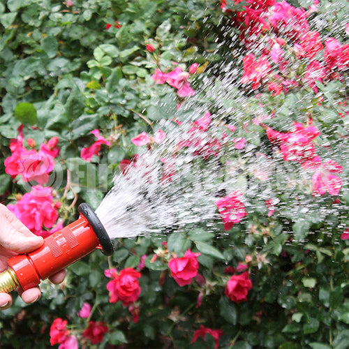 Plastic Red Garden Hose Nozzle (GHT)