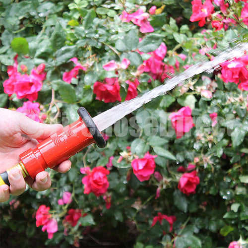 Plastic Red Garden Hose Nozzle (GHT)