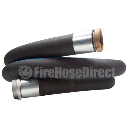 Black 4" x 20' Thread / Thread Suction Hose