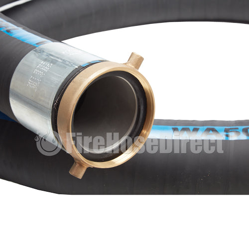 Black 4" x 20' Thread / Thread Suction Hose