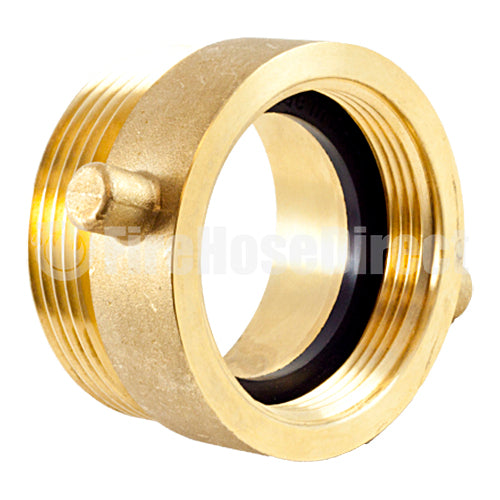 Brass 2 1/2" Female NH to 3" Male NPT (Pin Lug)