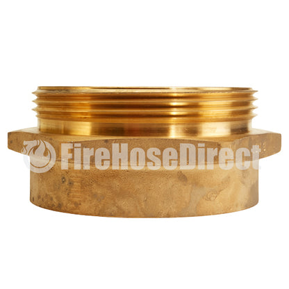 Brass 4" Female NPT to 4" Male NH (Hex)