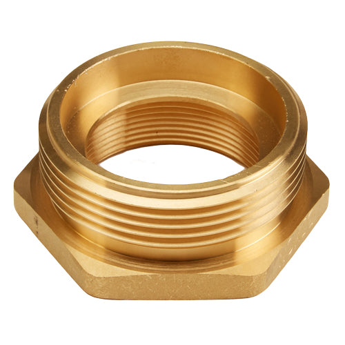 Brass 4" Female NPT to 4 1/2" Male NH (Hex)