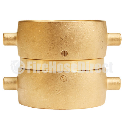 Brass 2 1/2" Swivel NPSH to 2 1/2" Swivel NPSH Double Female