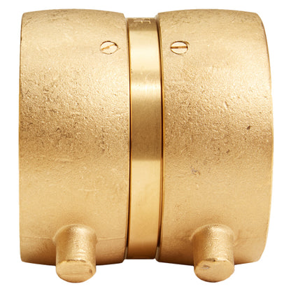 Brass 2 1/2" Swivel NPSH to 2 1/2" Swivel NPSH Double Female