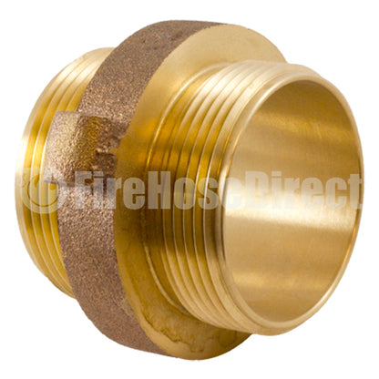 Brass 2 1/2" NH to 2 1/2" NH Double Male (Rocker) - USA