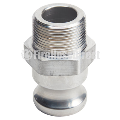 Aluminum 1 1/4" Male Camlock x 1 1/4" Male NPT