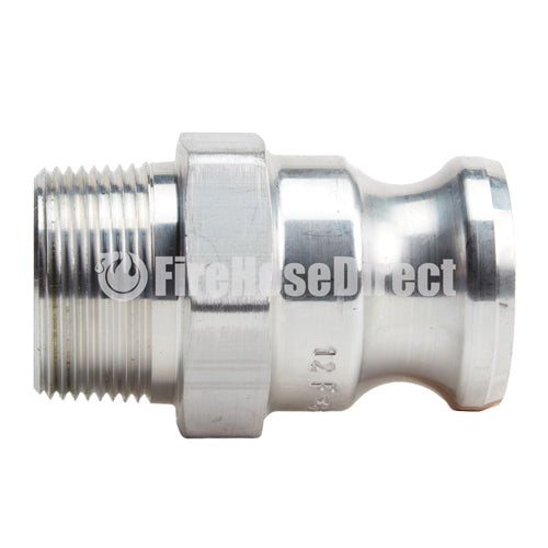 Aluminum 1 1/4" Male Camlock x 1 1/4" Male NPT