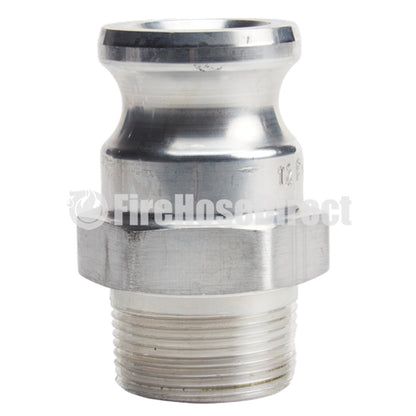 Aluminum 1 1/4" Male Camlock x 1 1/4" Male NPT