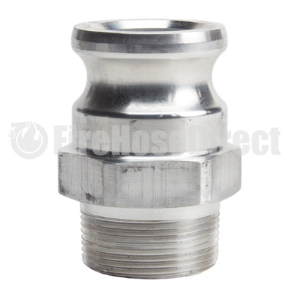 Aluminum 1 1/2" Male Camlock x 1 1/2" Male NPT