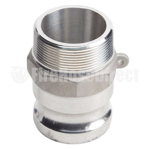 Aluminum 2" Male Camlock x 2" Male NPT