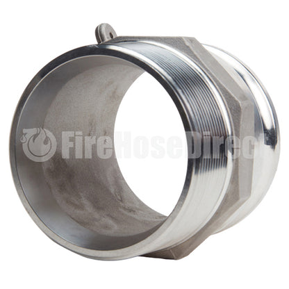 Aluminum 5" Male Camlock x 5" Male NPT