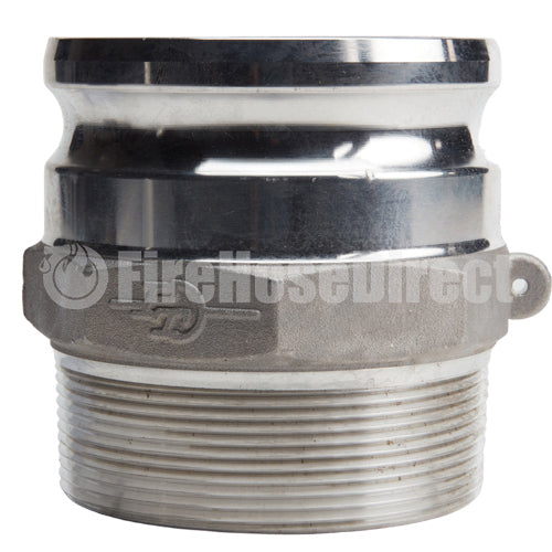 Aluminum 5" Male Camlock x 5" Male NPT