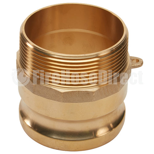 Brass 4" Male Camlock x 4" Male NPT