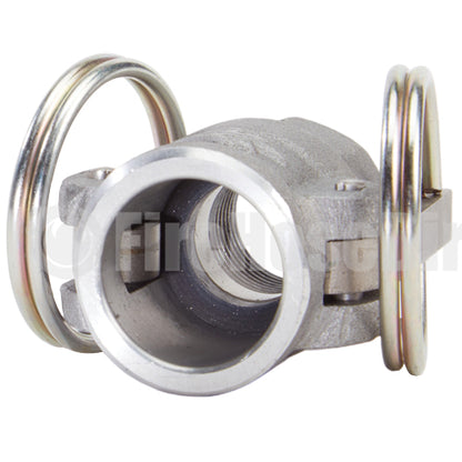 Aluminum 1/2" Female Camlock x 1/2" Female NPT