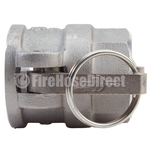 Aluminum 1 1/4" Female Camlock x 1 1/4" Female NPT