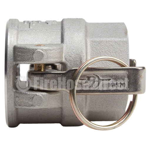 Aluminum 1 1/2" Female Camlock x 1 1/2" Female NPT