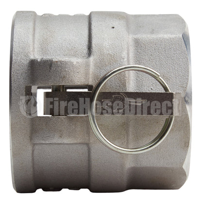 Aluminum 2 1/2" Female Camlock x 2 1/2" Female NPT