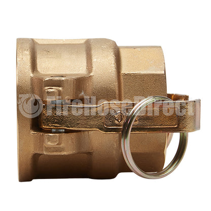 Brass 1 1/4" Female Camlock x 1 1/4" Female NPT