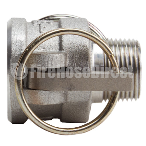 Aluminum 3/4" Female Camlock x 3/4" Male NPT