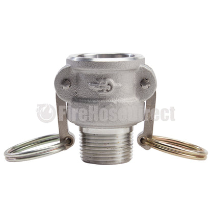 Aluminum 1" Female Camlock x 1" Male NPT