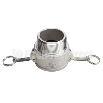 Aluminum 3" Female Camlock x 3" Male NPT