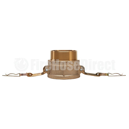 Brass 4" Female Camlock x 4" Male NPT